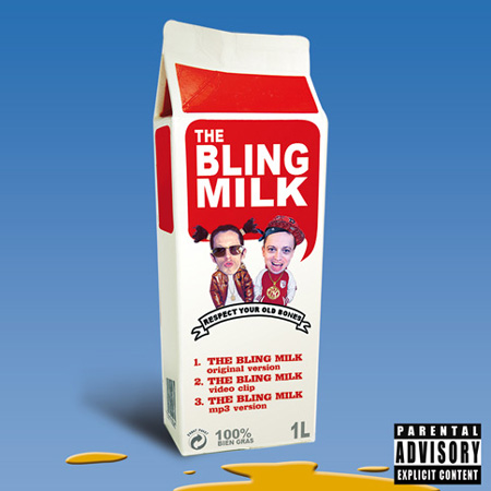 pochette cd the bling milk